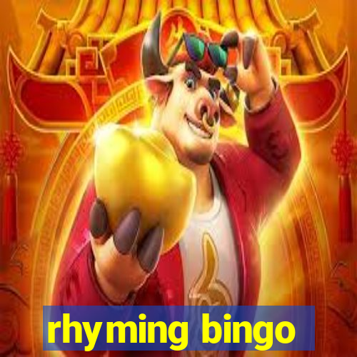 rhyming bingo