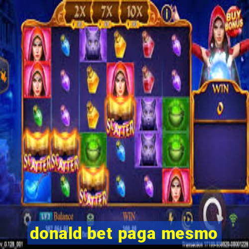 donald bet paga mesmo