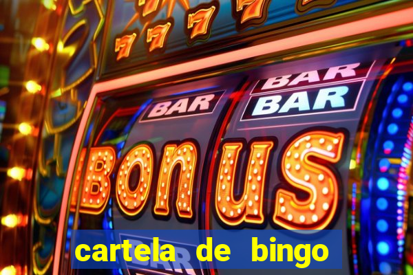 cartela de bingo da noiva para imprimir