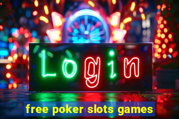 free poker slots games