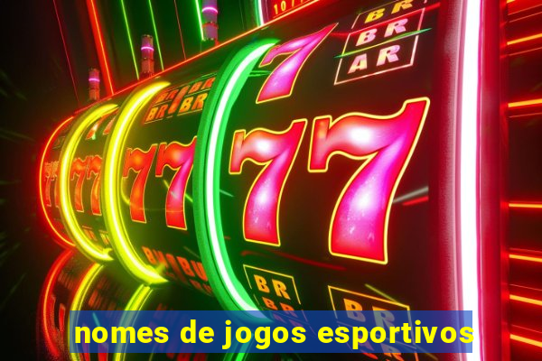 nomes de jogos esportivos