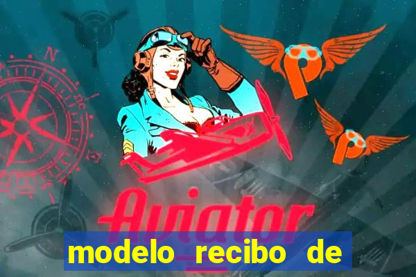 modelo recibo de pagamento autonomo