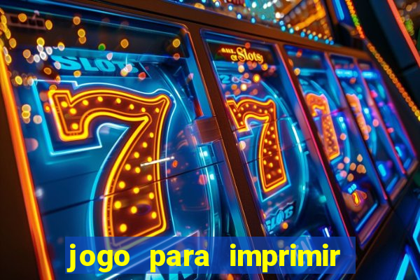 jogo para imprimir e montar