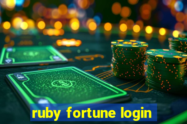 ruby fortune login