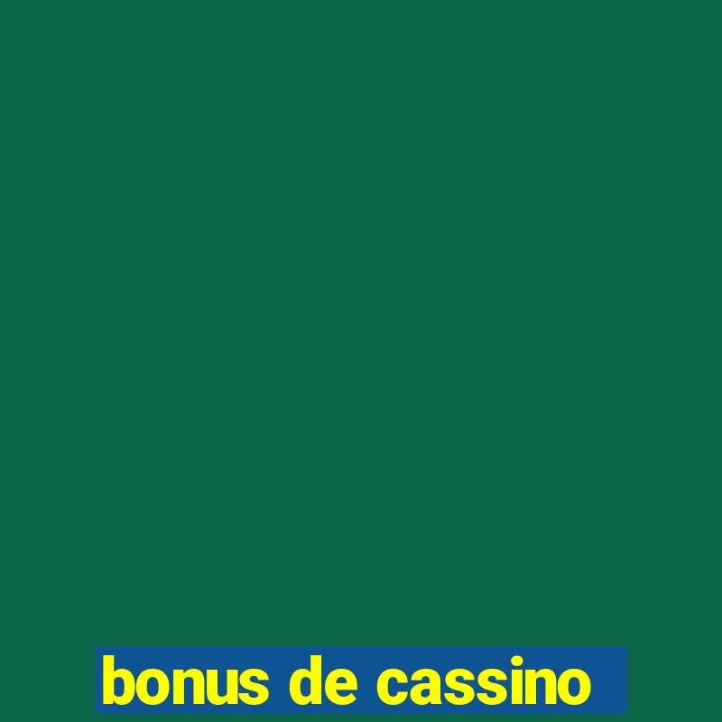 bonus de cassino