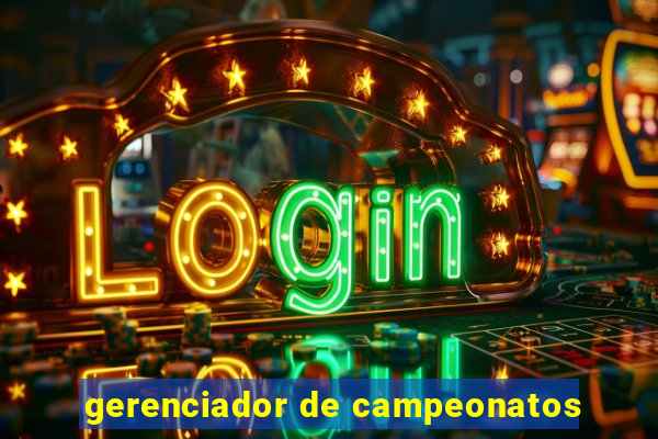 gerenciador de campeonatos