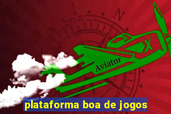 plataforma boa de jogos