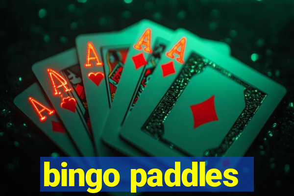 bingo paddles