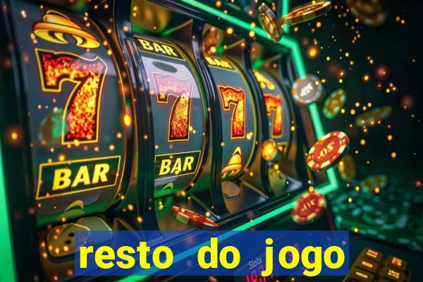 resto do jogo placar atual