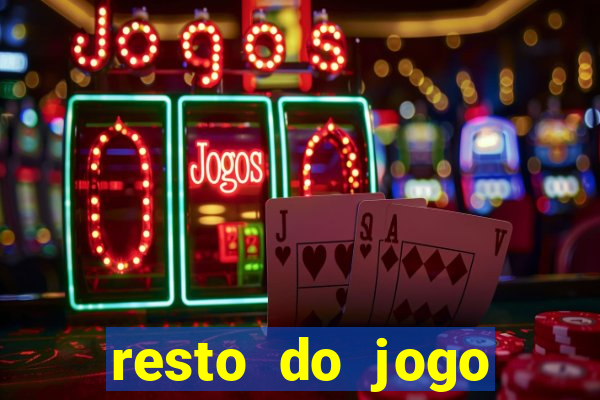 resto do jogo placar atual