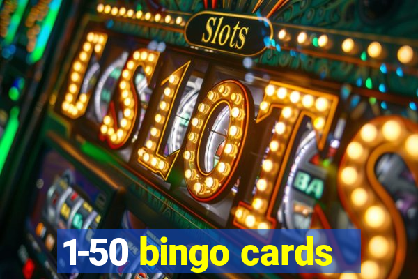 1-50 bingo cards