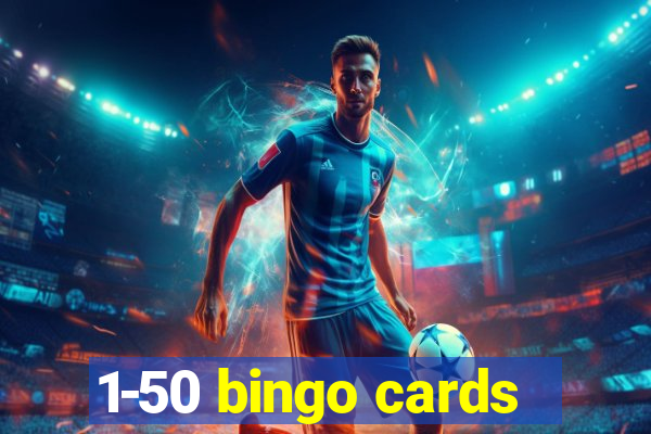 1-50 bingo cards