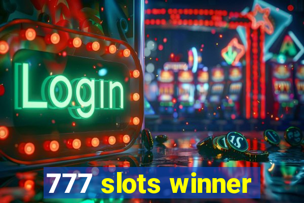 777 slots winner