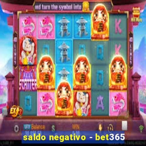 saldo negativo - bet365