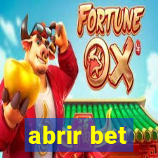 abrir bet