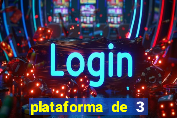 plataforma de 3 reais slots