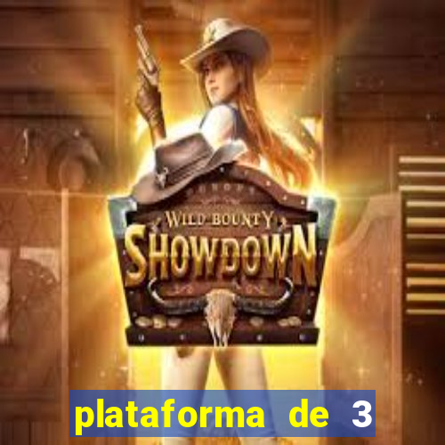 plataforma de 3 reais slots