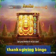 thanksgiving bingo