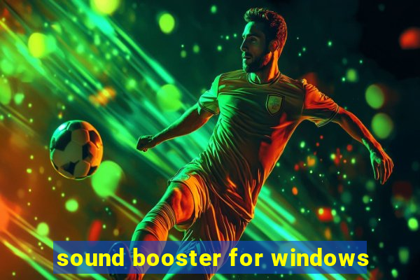 sound booster for windows