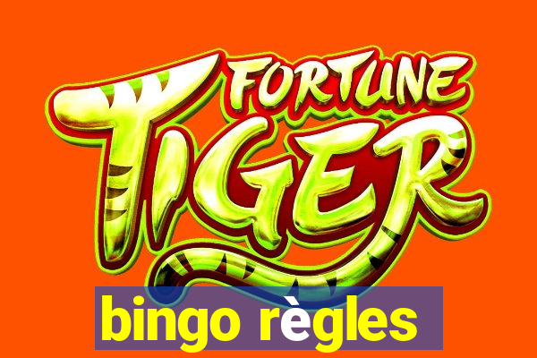 bingo règles