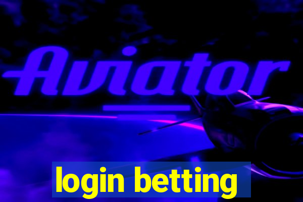 login betting