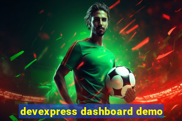 devexpress dashboard demo