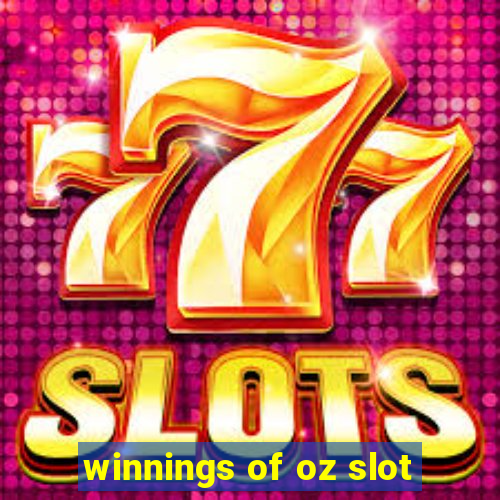 winnings of oz slot