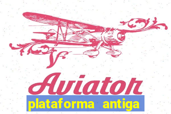 plataforma antiga de jogos