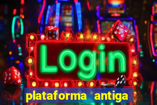 plataforma antiga de jogos