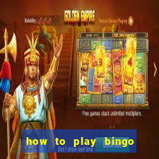 how to play bingo for money