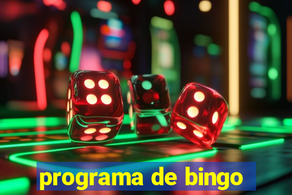 programa de bingo