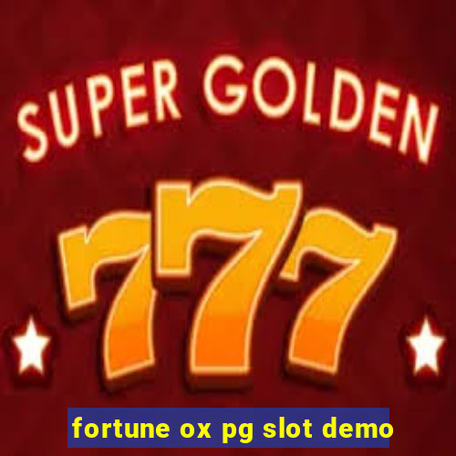 fortune ox pg slot demo