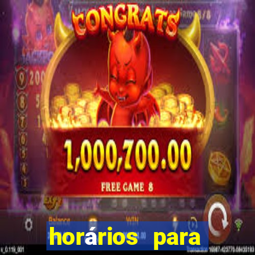 horários para ganhar no fortune tiger