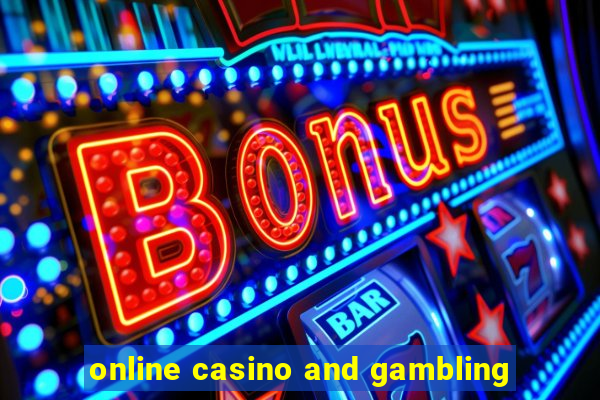 online casino and gambling