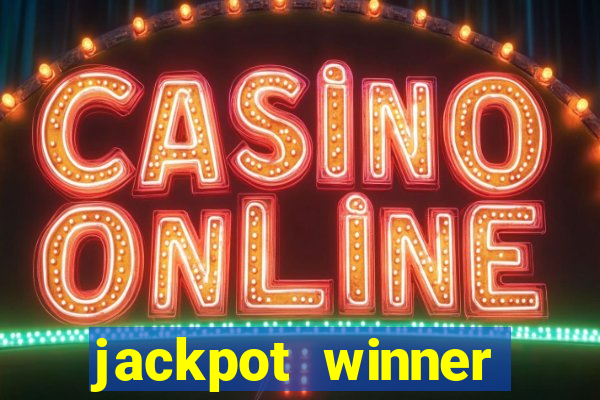 jackpot winner casino slot