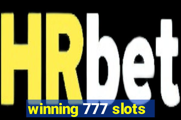 winning 777 slots