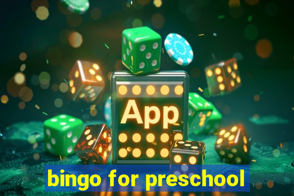 bingo for preschool