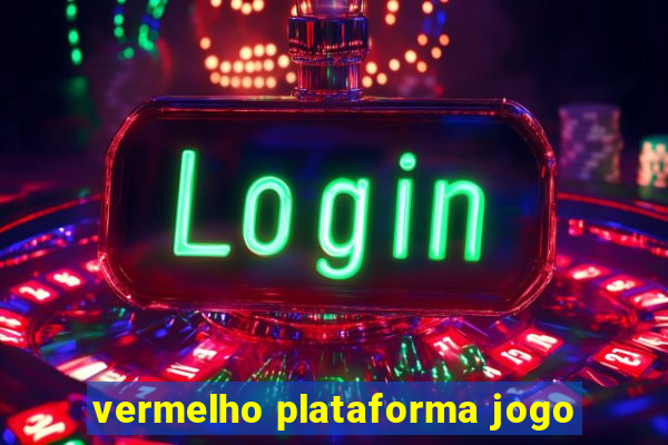 vermelho plataforma jogo