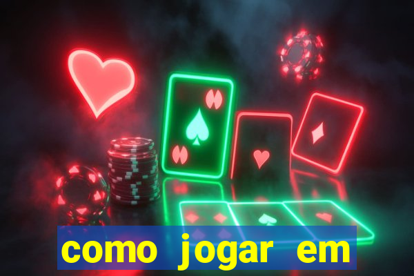 como jogar em numeros na roleta