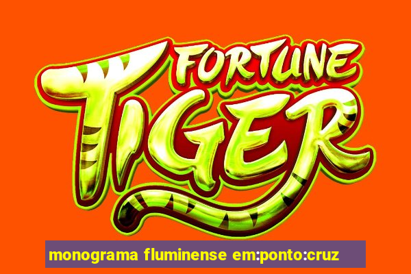 monograma fluminense em:ponto:cruz