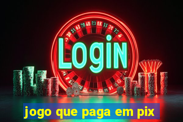 jogo que paga em pix