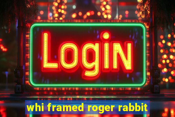 whi framed roger rabbit