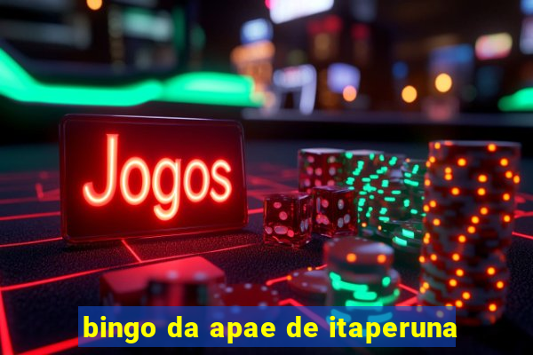 bingo da apae de itaperuna