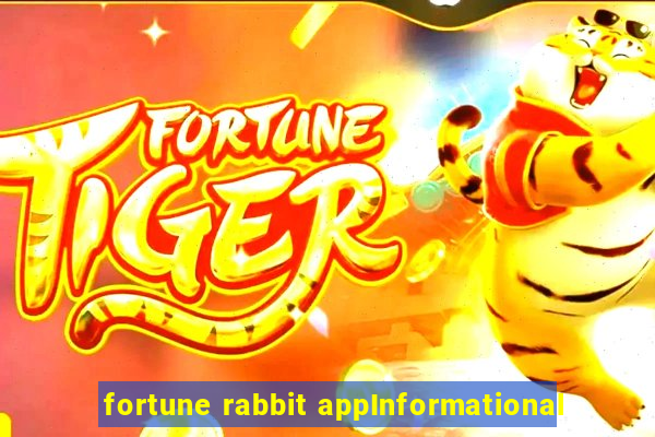 fortune rabbit appInformational