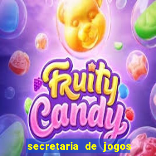 secretaria de jogos e apostas