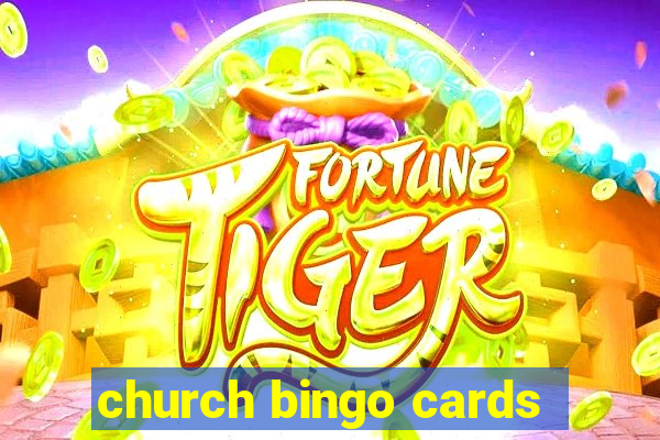 church bingo cards