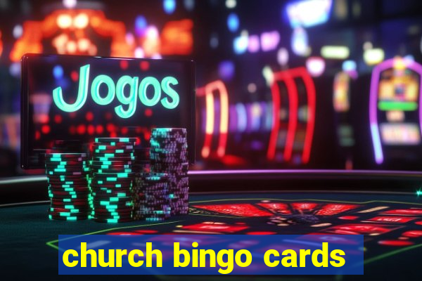 church bingo cards