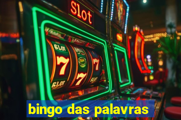 bingo das palavras