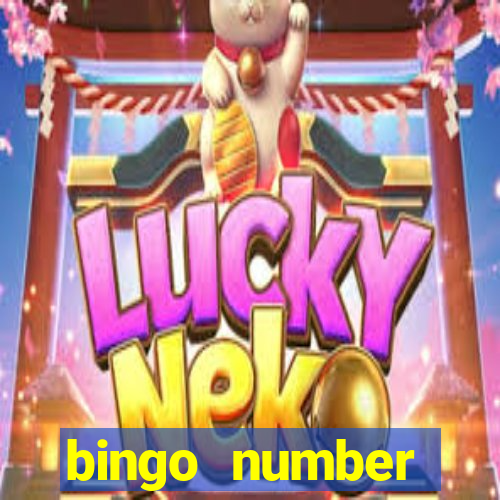 bingo number generator online