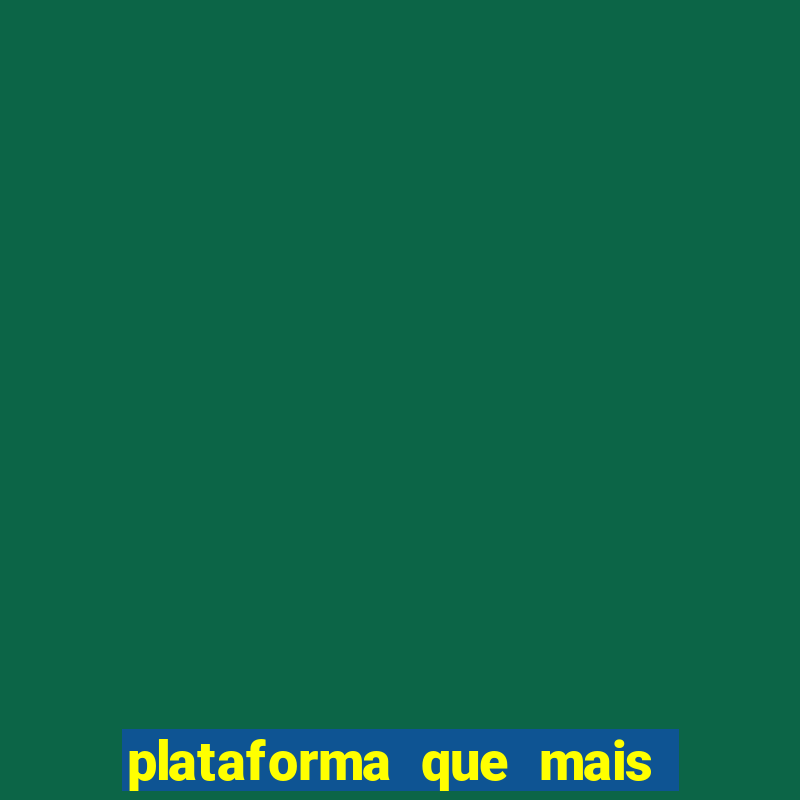 plataforma que mais paga jogos